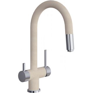 Смеситель для кухни Florentina Маэстро с подключением под фильтр бежевый